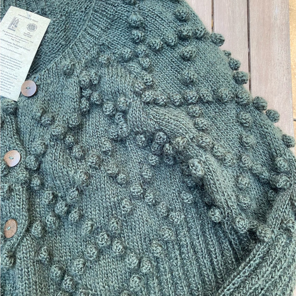 NWT Ribbed Wool Cardigan - Picture 4 of 4
